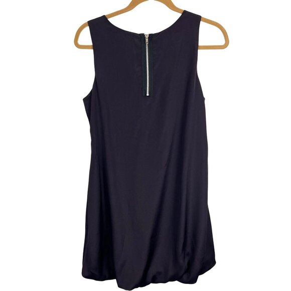 Ophilia For FC Womens Med Sleeveless Dark Purple Short Ballon Silk Like  Dress - Picture 2 of 12